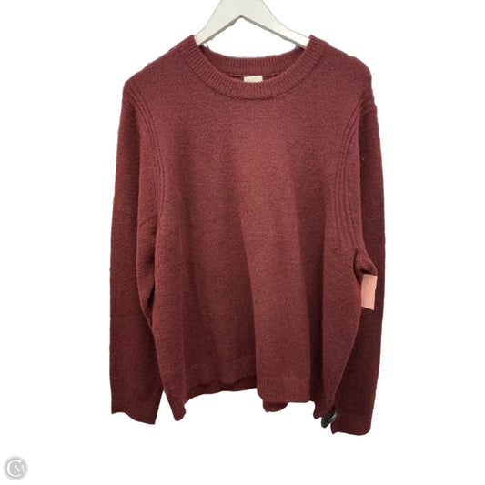 Sweater By A New Day In Maroon, Size: Xxl