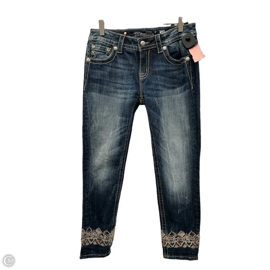 Jeans Skinny By Miss Me In Blue Denim, Size: 6