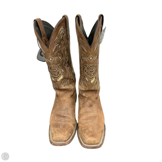 Boots Western By Clothes Mentor In Brown, Size: 7.5