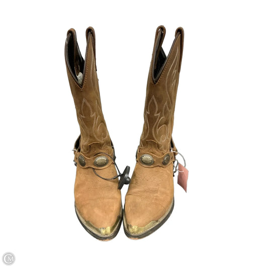 Boots Western By Clothes Mentor In Brown, Size: 7.5