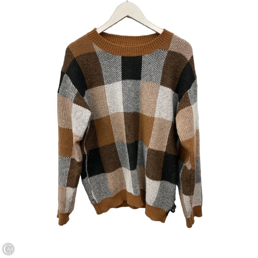 Sweater By Shein In Black & Brown, Size: L