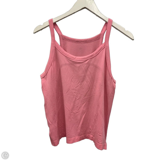 Athletic Tank Top By Lululemon In Pink, Size: 10