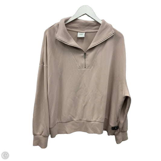 Sweatshirt Collar By Varley In Tan, Size: Xl