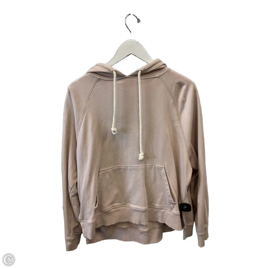 Sweatshirt Hoodie By Universal Thread In Tan, Size: L