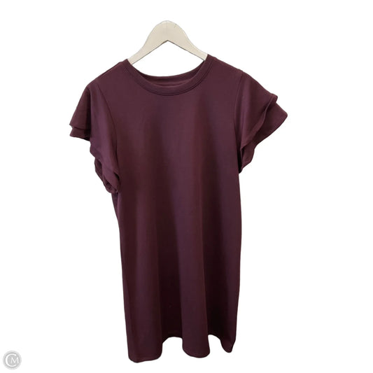 Dress Casual Midi By Falls Creek In Maroon, Size: M