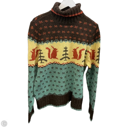 Sweater By Moda Intl In Brown, Size: Xl