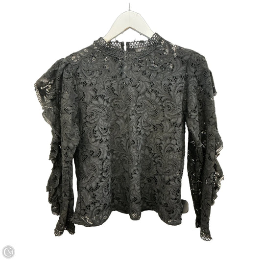 Top 2pc Long Sleeve By Express In Black, Size: S