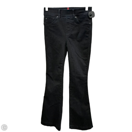 Jeans Flared By Spanx In Black Denim, Size: 0