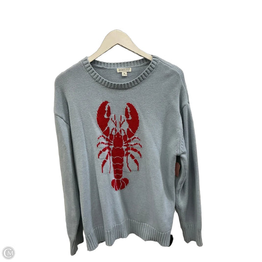 Sweater By Mighty Fine In Blue, Size: Xl