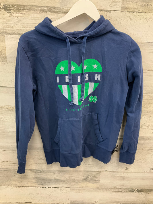 Sweatshirt Hoodie By Life Is Good In Navy, Size: Xs