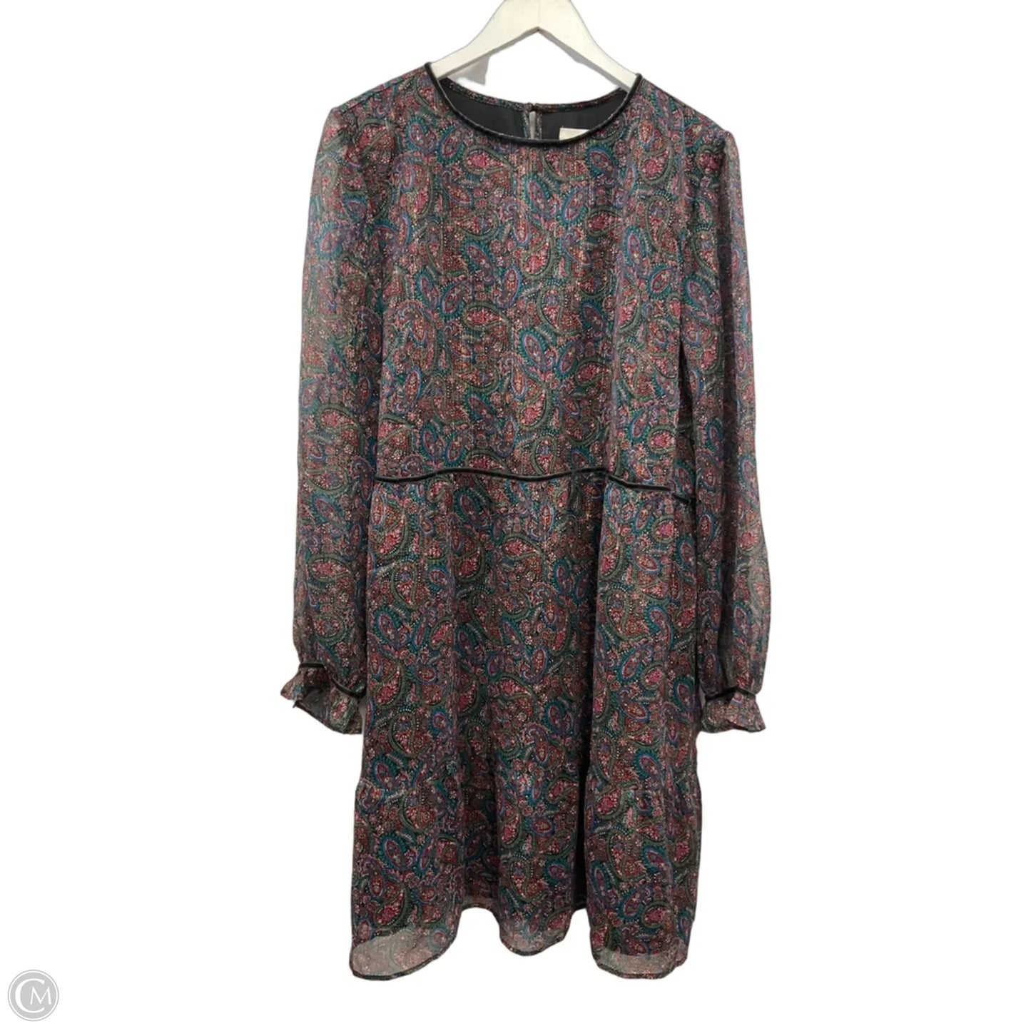Dress Casual Short By Loft In Paisley Print, Size: Xl
