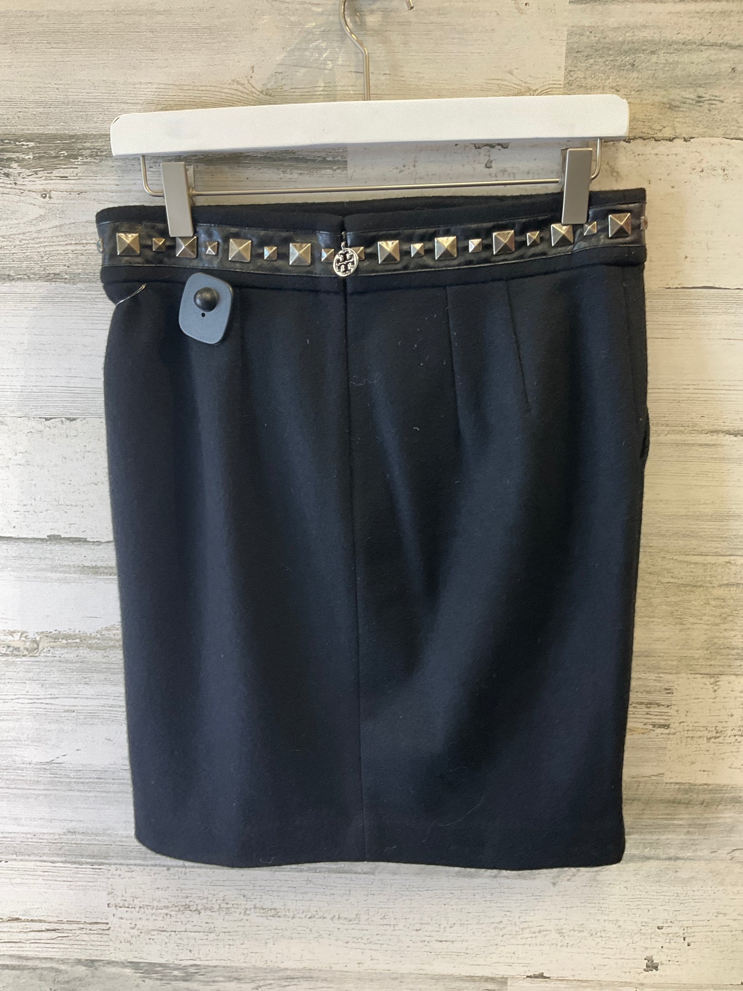 Black Skirt Designer Tory Burch, Size 4