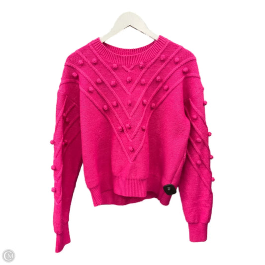 Sweater By Clothes Mentor In Pink, Size: L