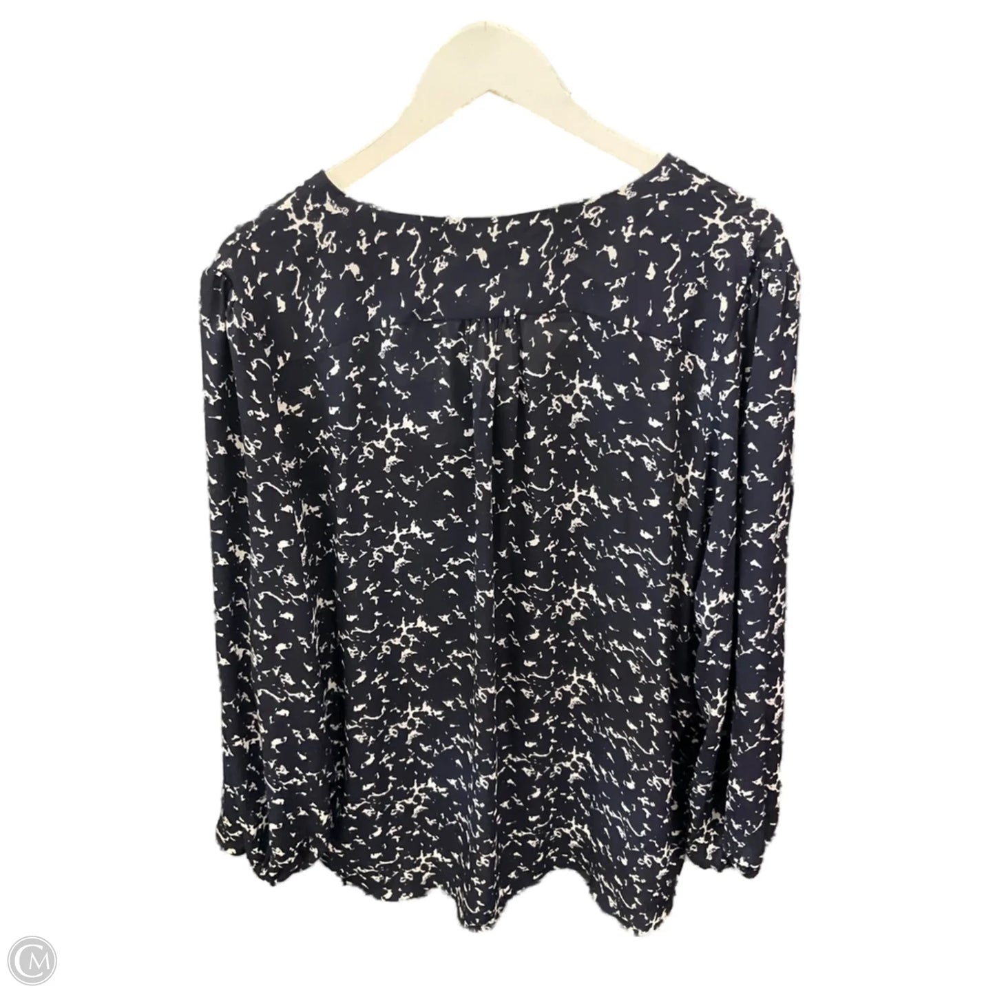 Top 3/4 Sleeve By Premise Studio In Navy, Size: 2x