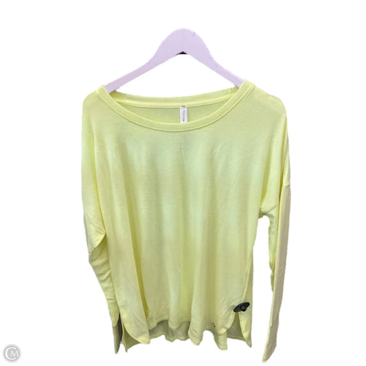 Top Long Sleeve By Ideology In Yellow, Size: 1x