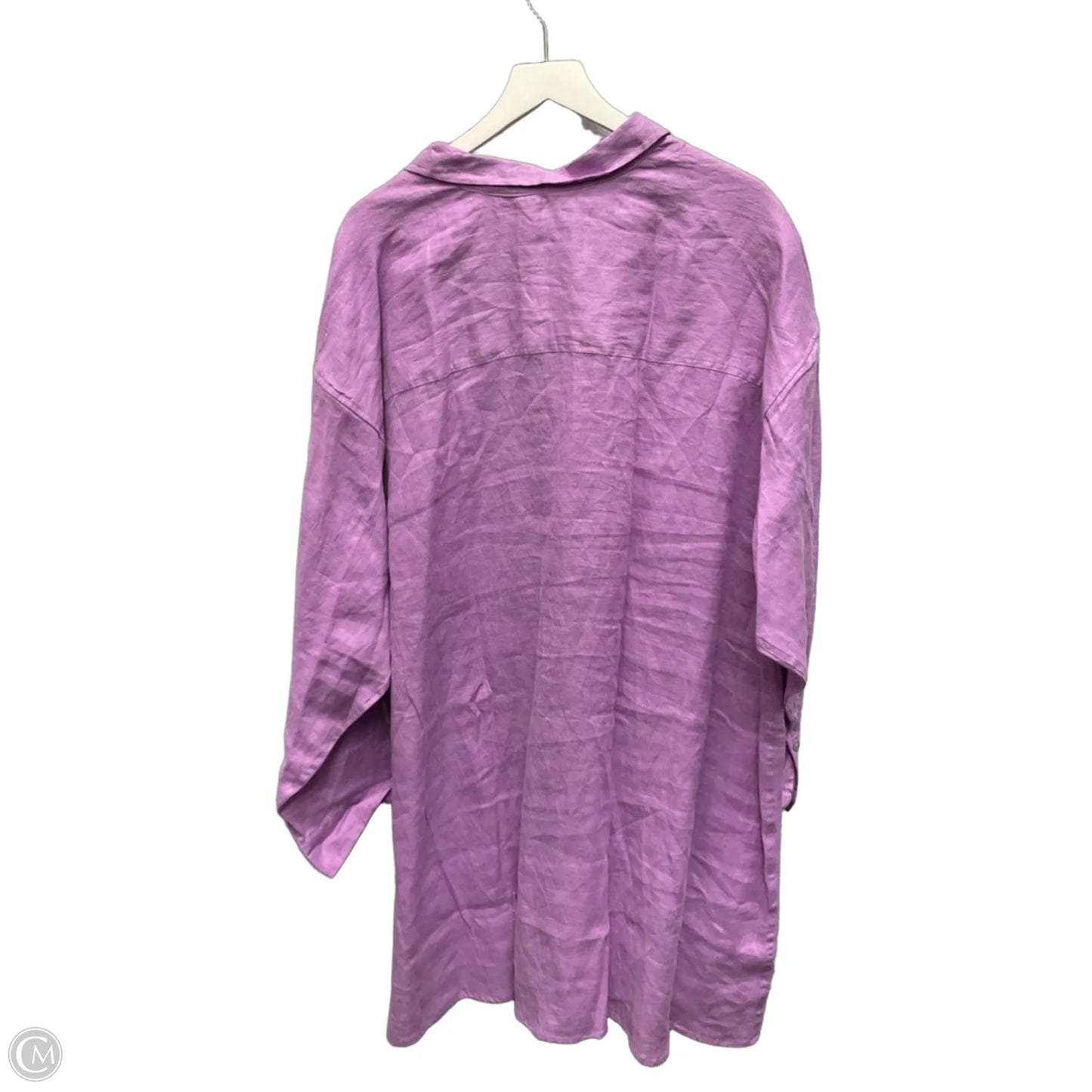 Dress Casual Short By Clothes Mentor In Purple, Size: 3x