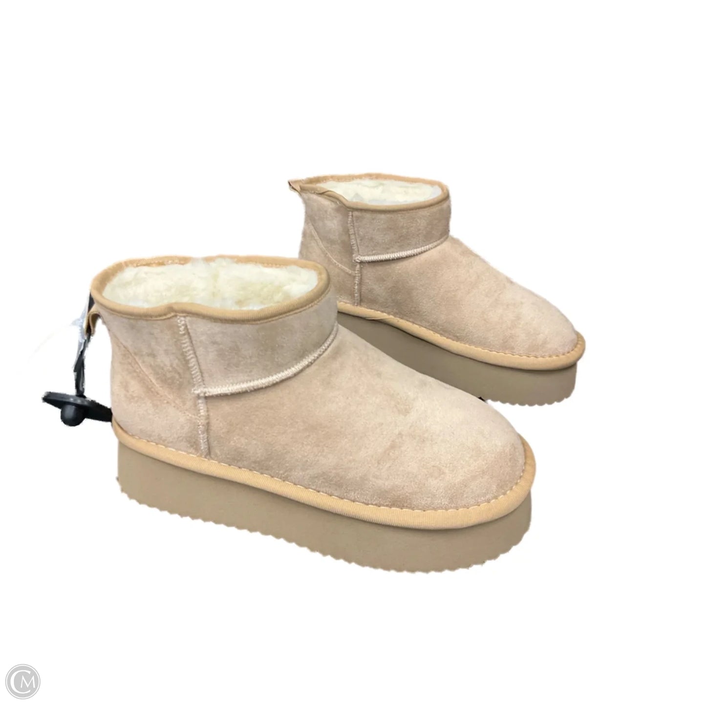 Boots Ankle Flats By Corkys In Beige, Size: 8