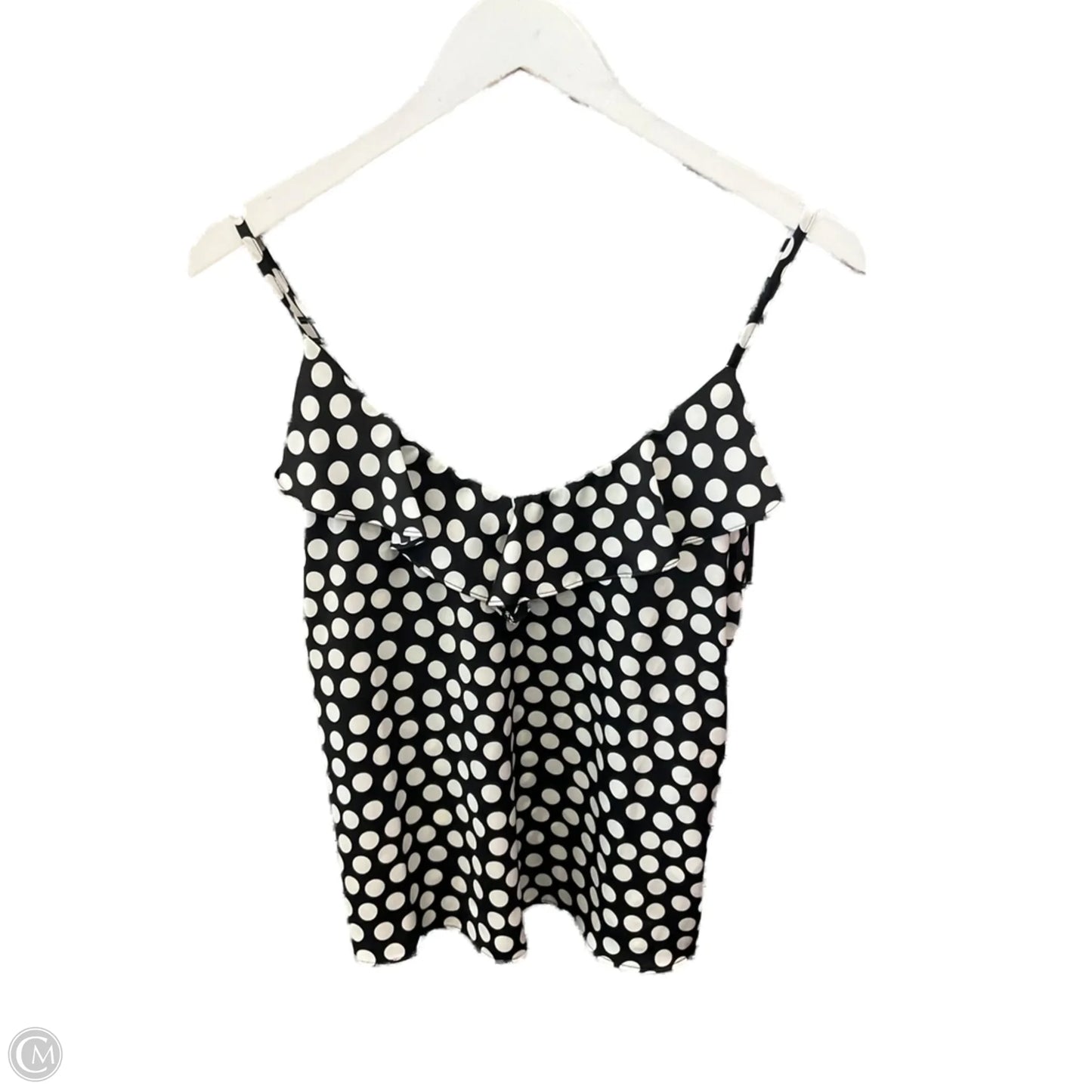 Top Sleeveless By Banana Republic In Black & White, Size: Xs