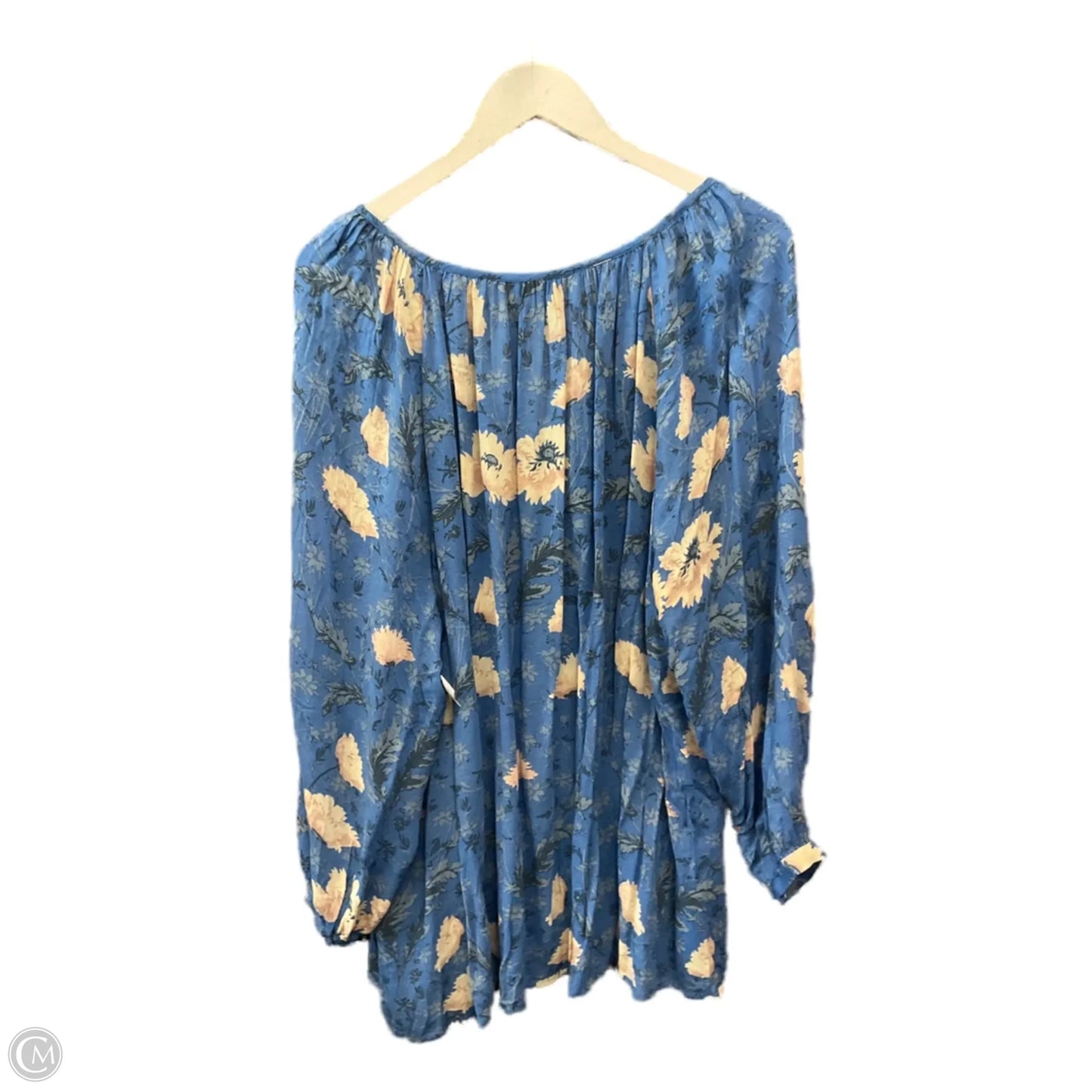 Top Long Sleeve By Lucky Brand In Blue, Size: 3x