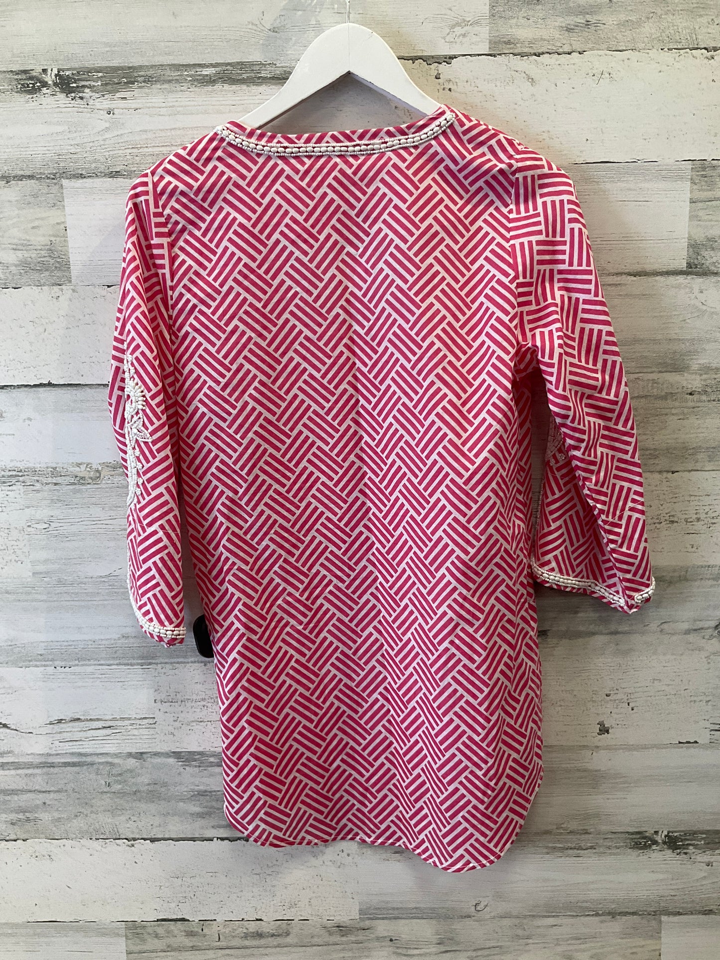 Top 3/4 Sleeve By Clothes Mentor In Pink, Size: S