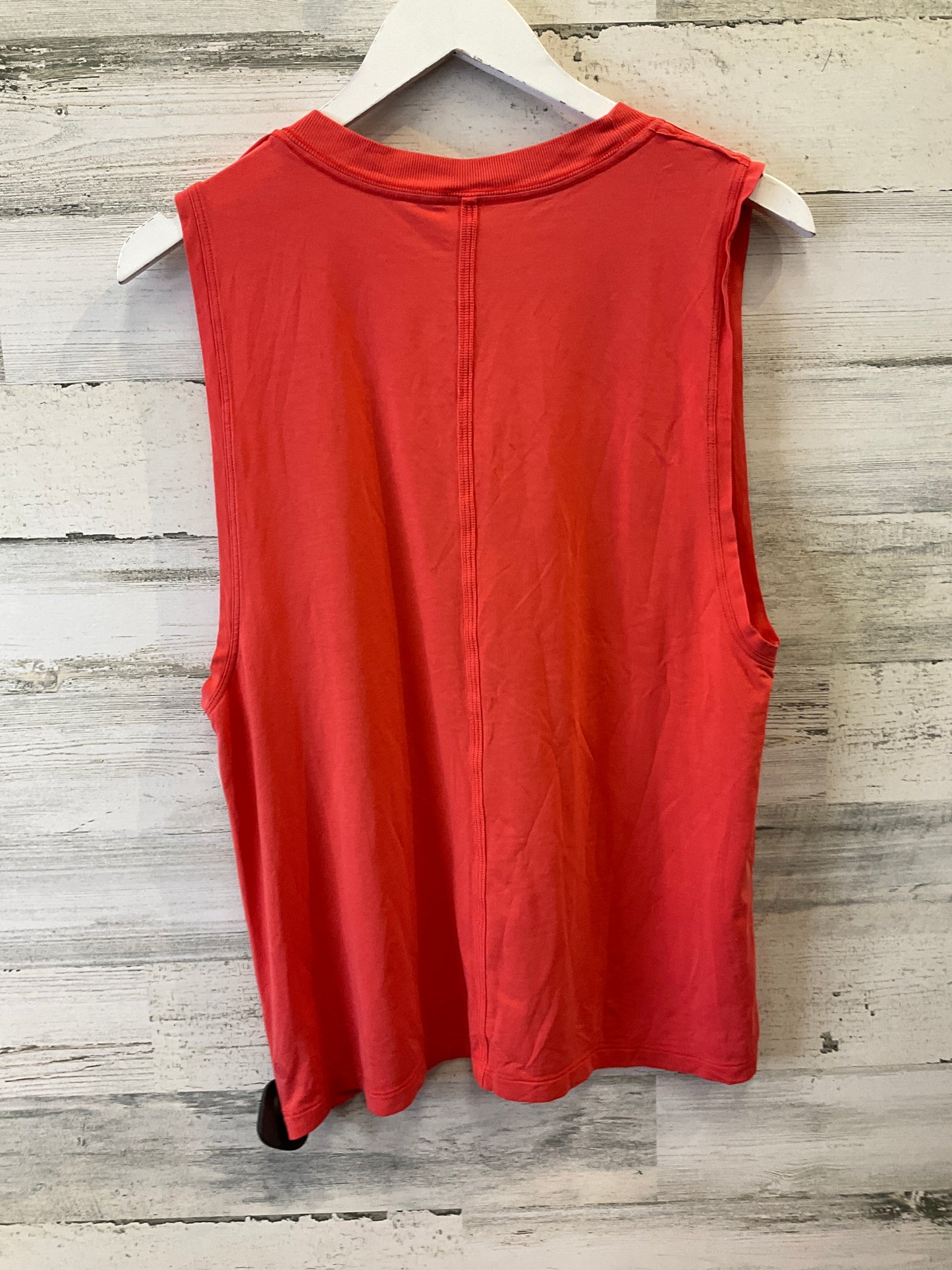 Athletic Tank Top By Lululemon In Orange, Size: 10