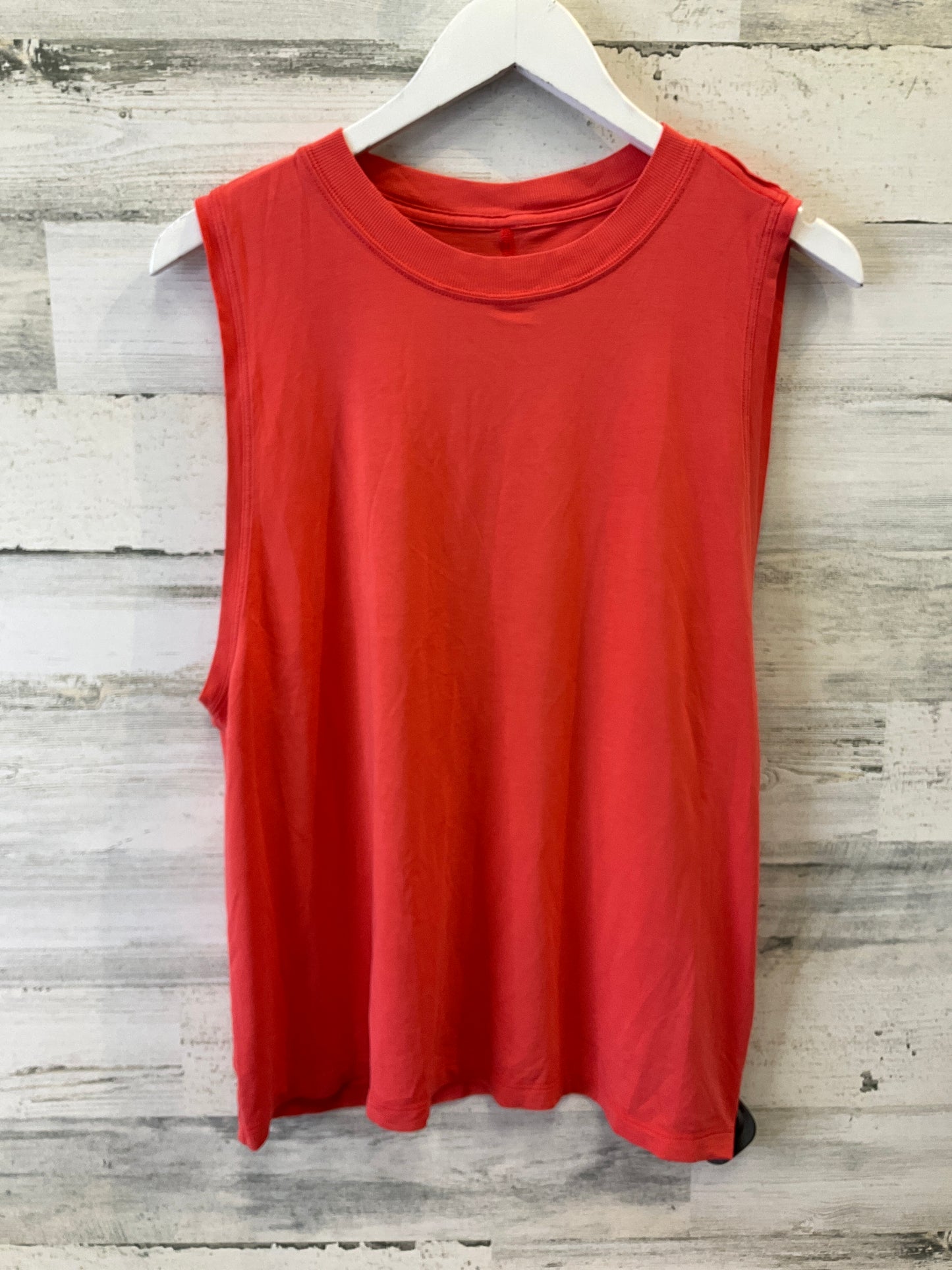 Athletic Tank Top By Lululemon In Orange, Size: 10