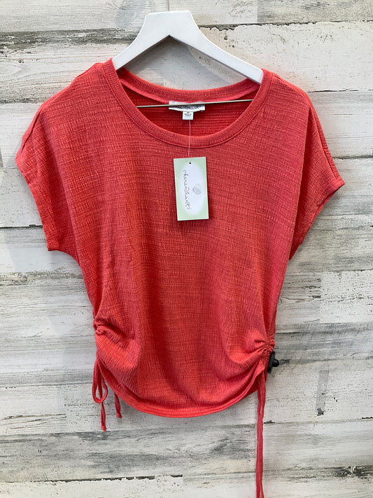 Top Short Sleeve By Clothes Mentor In Orange, Size: M