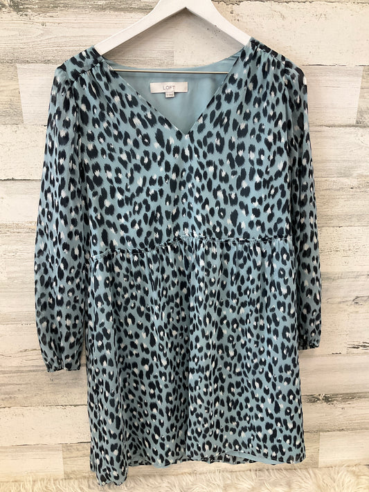 Dress Casual Short By Loft In Blue, Size: M