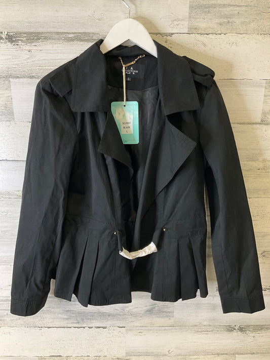 Blazer By Clothes Mentor In Black, Size: L