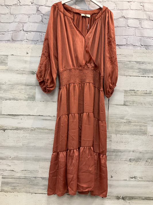 Dress Casual Maxi By Clothes Mentor In Orange, Size: Xl