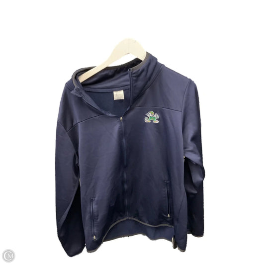 Athletic Jacket By Clothes Mentor In Blue, Size: Xl