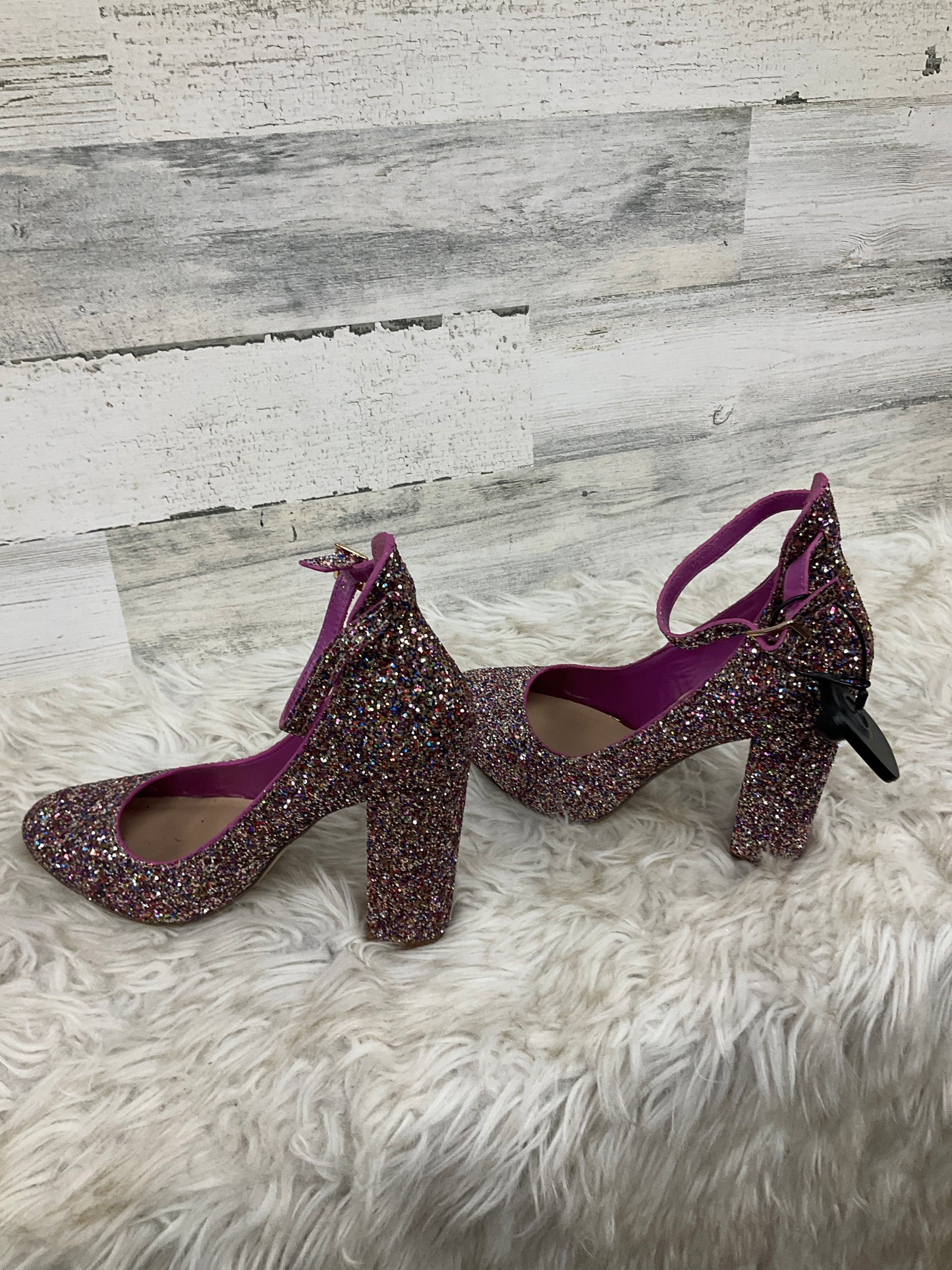 Shoes Heels Block By Shoedazzle In Purple, Size: 8.5