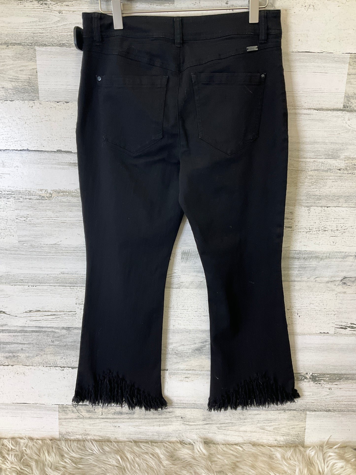 Jeans Flared By Inc In Black Denim, Size: 6