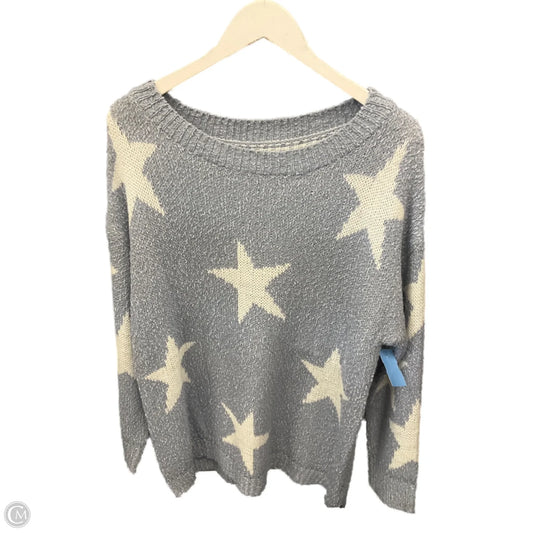 Sweater By Clothes Mentor In Blue, Size: L