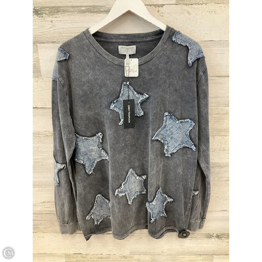 Top Long Sleeve By Clothes Mentor In Black, Size: L