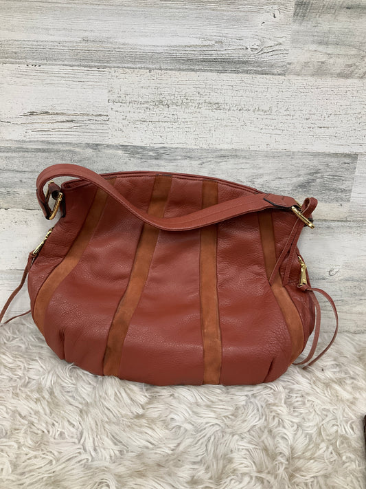 Handbag Leather By Clothes Mentor, Size: Large