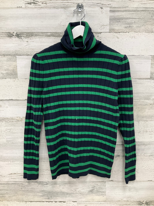 Sweater By Talbots In Blue & Green, Size: M