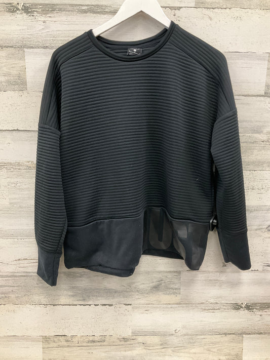 Athletic Sweatshirt Crewneck By Nike In Black, Size: M