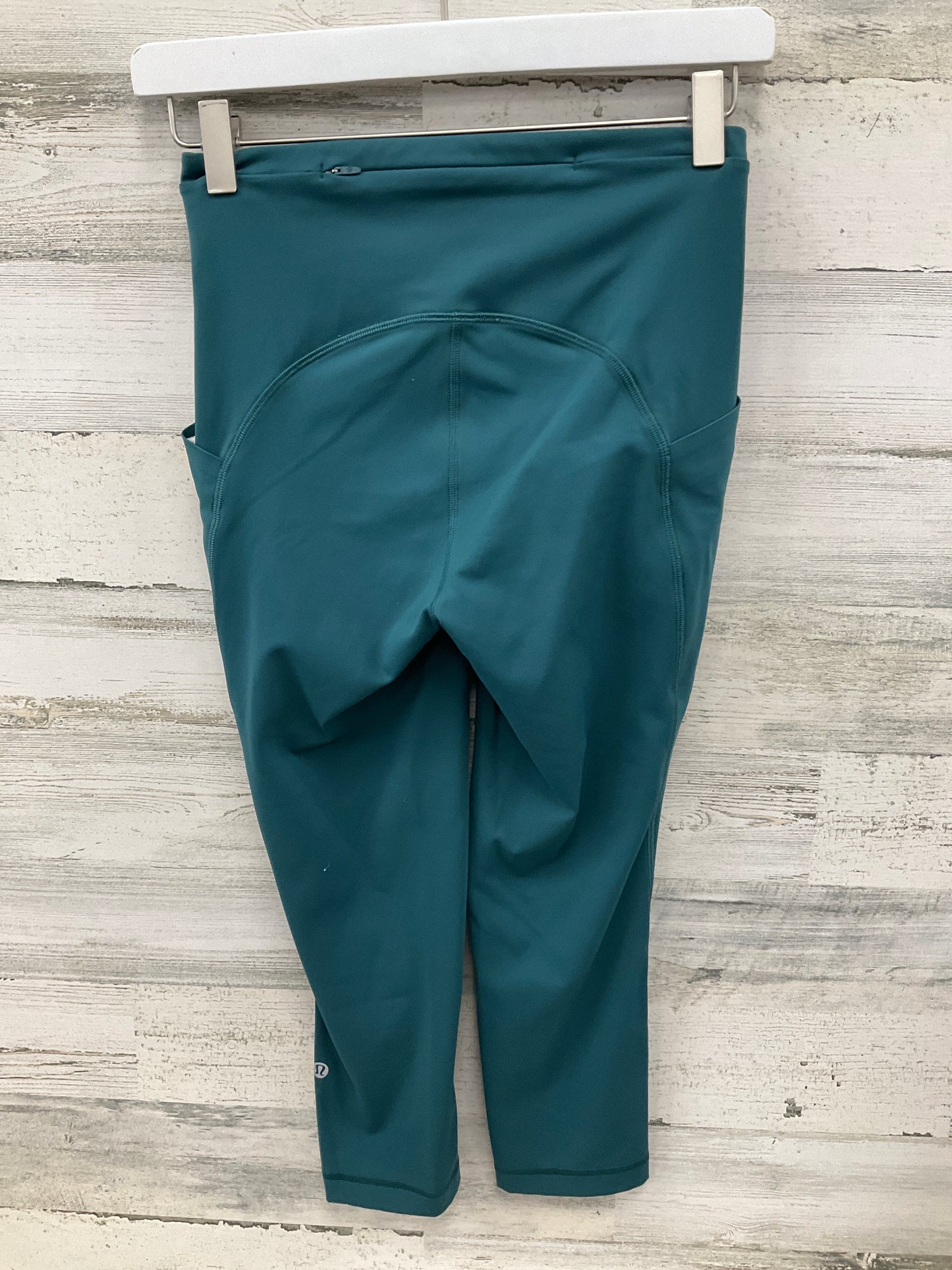 Athletic Leggings By Lululemon In Green, Size: 4