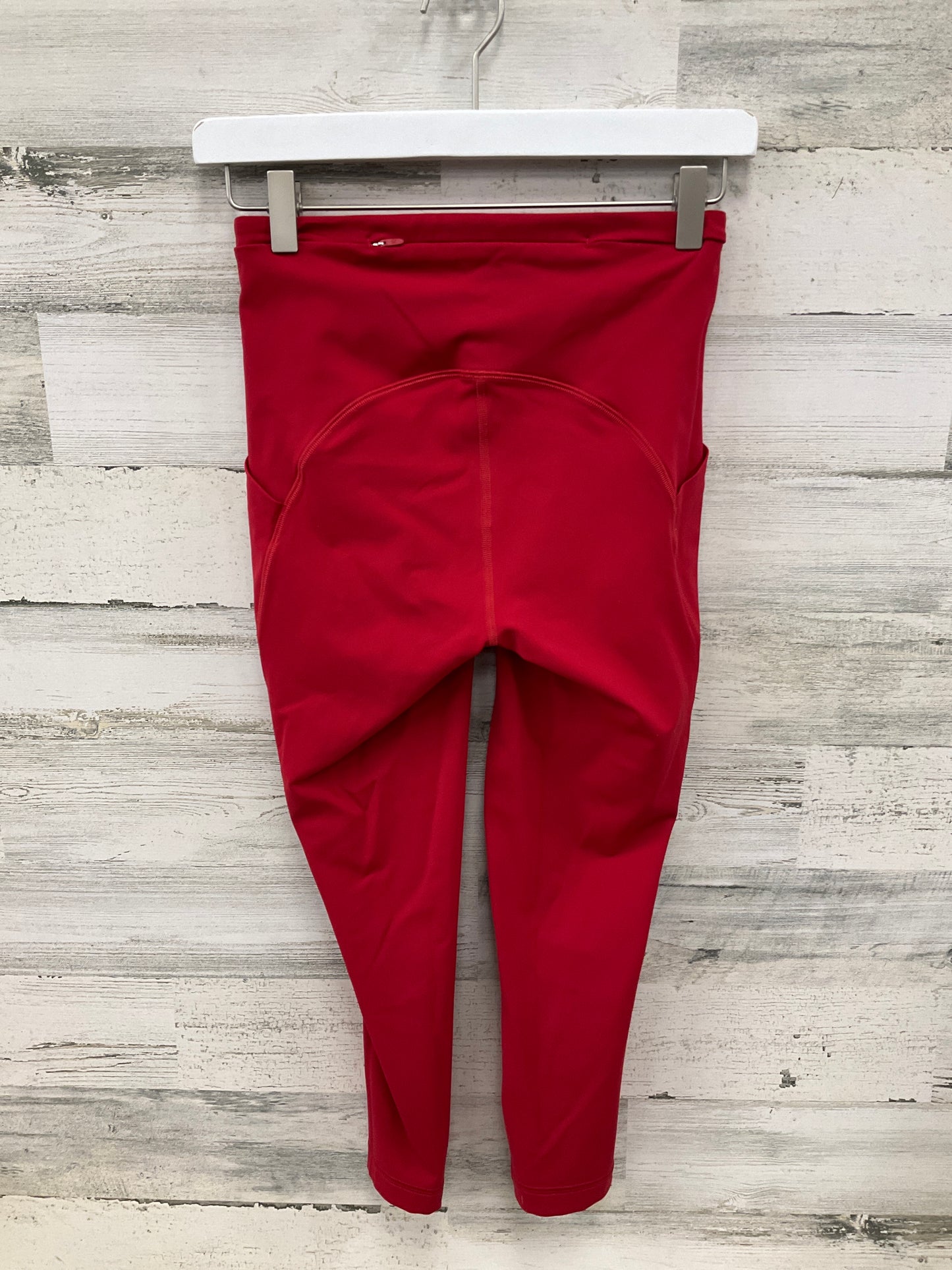 Athletic Capris By Lululemon In Red, Size: 4