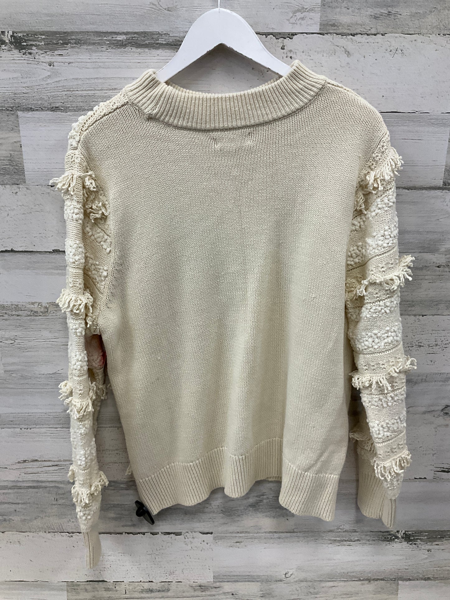 Sweater By Style And Company In Cream, Size: 2x