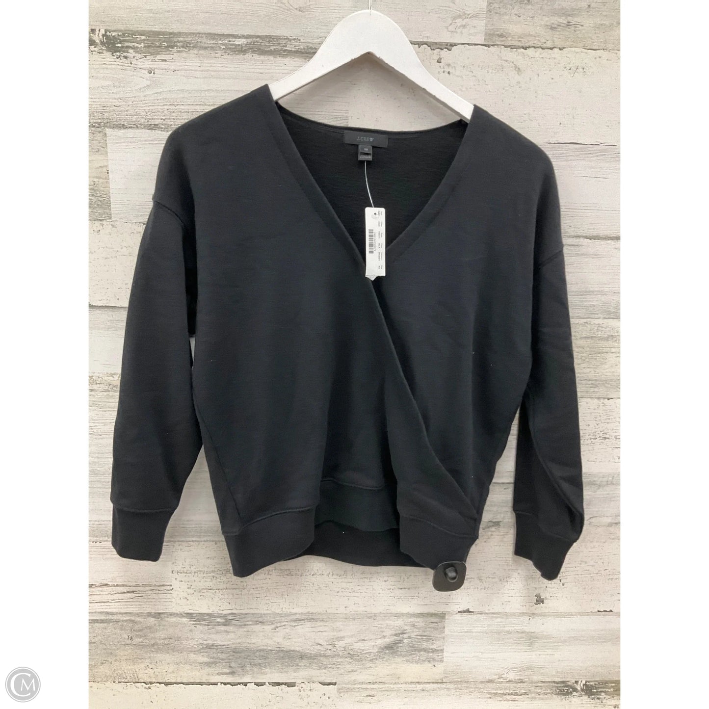 Top Long Sleeve By J. Crew In Black, Size: Xs