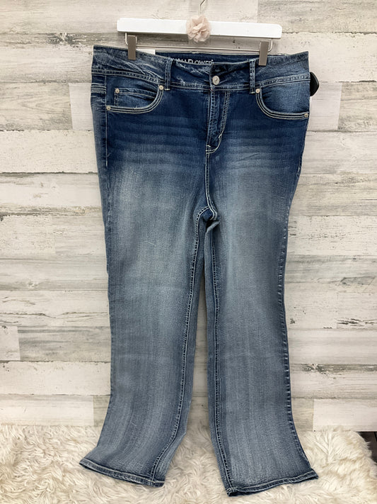 Jeans Flared By Wallflower In Blue, Size: 16