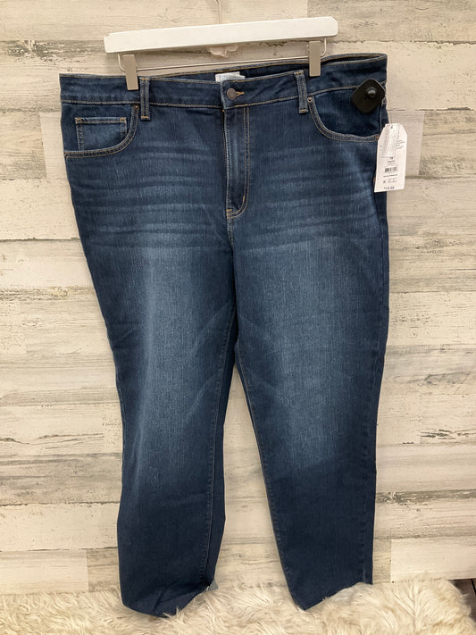 Jeans Straight By Time And Tru In Blue, Size: 18