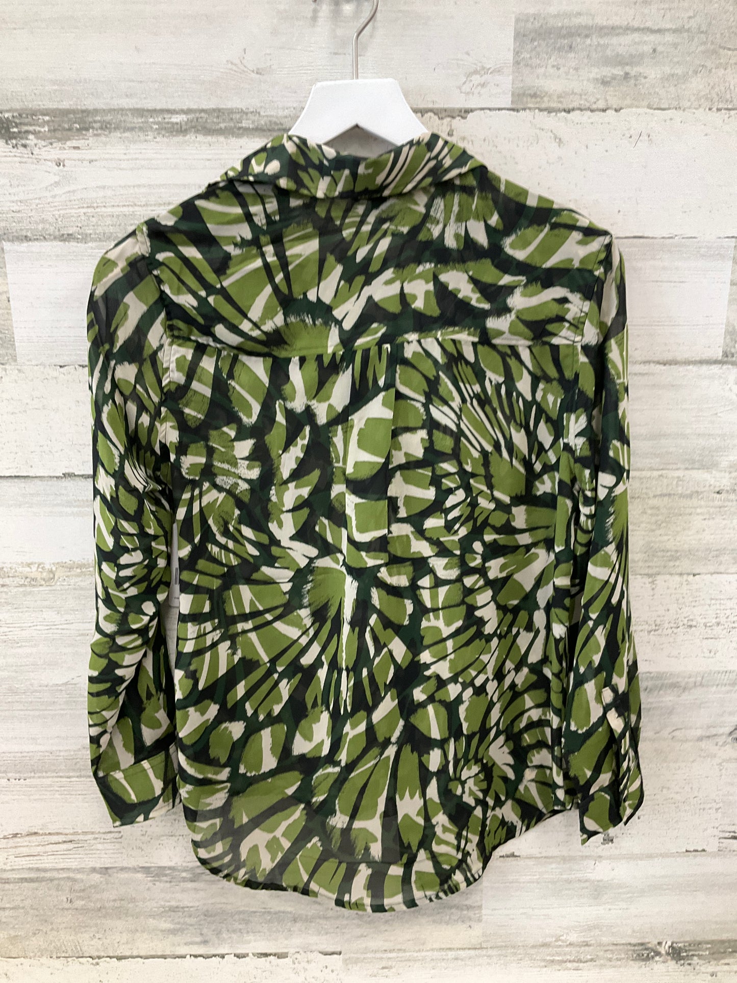 Top Long Sleeve By Liverpool In Green, Size: Xs