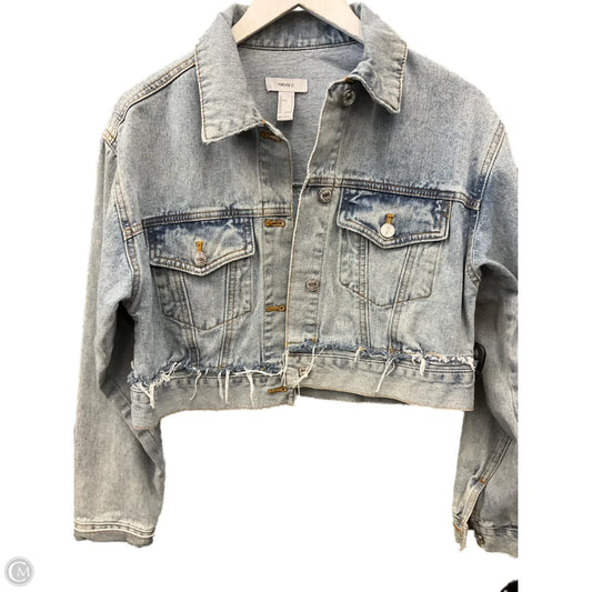 Jacket Denim By Forever 21 In Blue Denim, Size: S