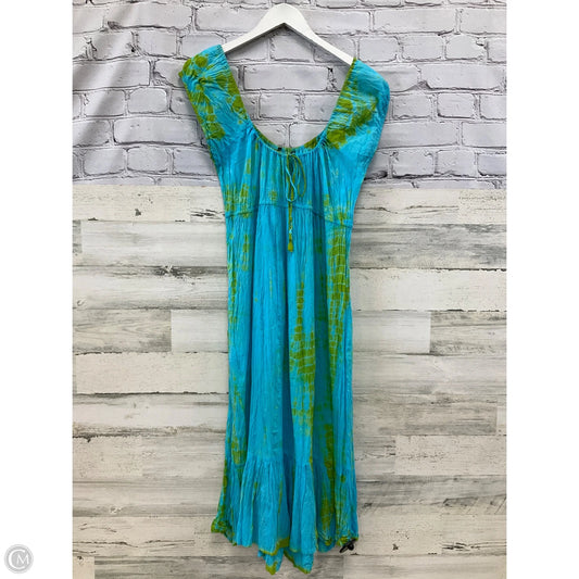 Dress Casual Midi By Clothes Mentor In Blue, Size: L