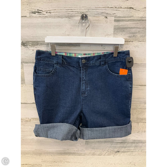 Shorts By Christopher And Banks In Blue Denim, Size: 10