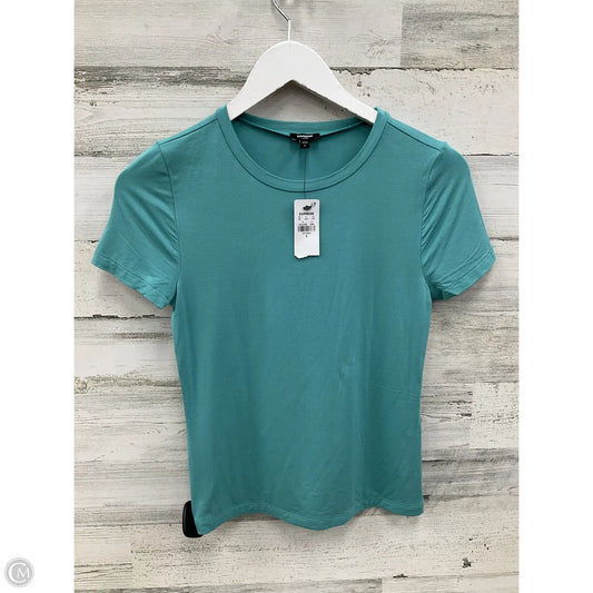 Top Short Sleeve By Express In Teal, Size: S