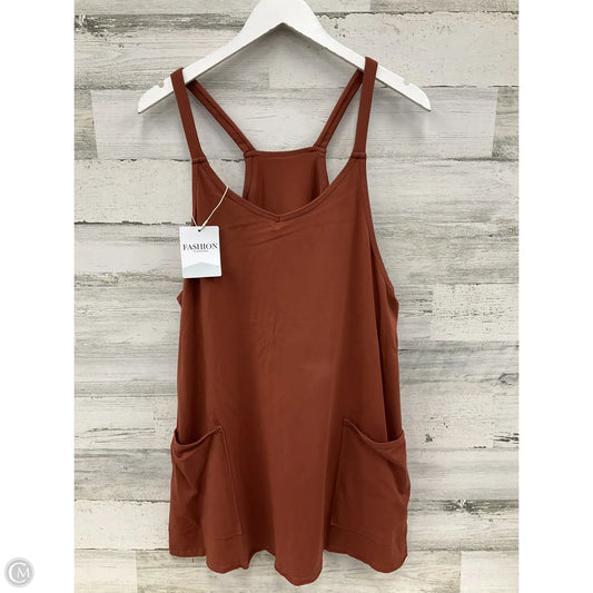 Romper By Clothes Mentor In Orange, Size: L